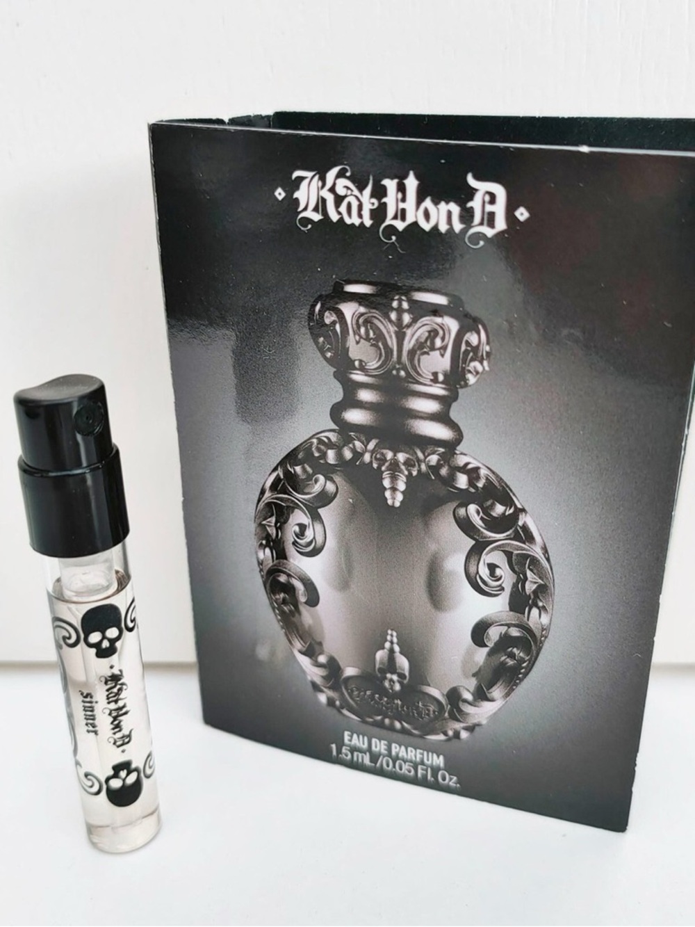 Kat Von D White & Black Ornate Scent Duo New Set of 2 1.5ml x3 GWP